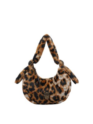 KURT GEIGER: shoulder bags - Brown Small Kensington Hobo Bag