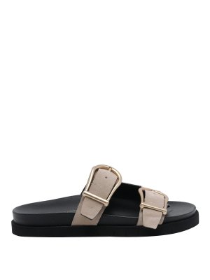 ANGEL ALARCON: sandals - Beige Sandals