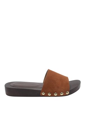 ANGEL ALARCON: sandals - Brown Wd2 Sandals