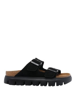 BIRKENSTOCK: sandals - Black Arizona Chunky Sandals