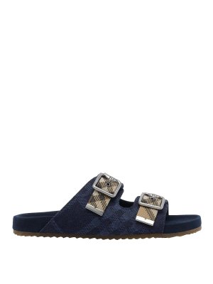 BURBERRY: Sandalias - Sandalias - Azul