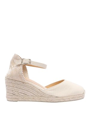 CASTANER: espadrilles - Ivory Carol Wedges