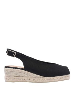 CASTANER: espadrilles - Black Dosalia Wedges