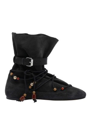 ISABEL MARANT: ブーティー - アンクルブーツ - 黒