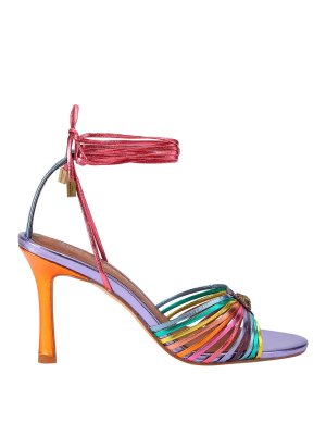 KURT GEIGER: court shoes - Multi Strap Tie Pump Sandals
