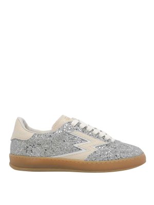 MOA CONCEPT: trainers - Gunmetal Glitter Club Deluxe Sneakers