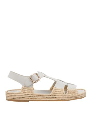 Paloma Barcelò: sandals - White Yuka Calidis Sandals