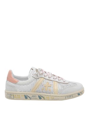 PREMIATA: trainers - White Bonnied Sneakers