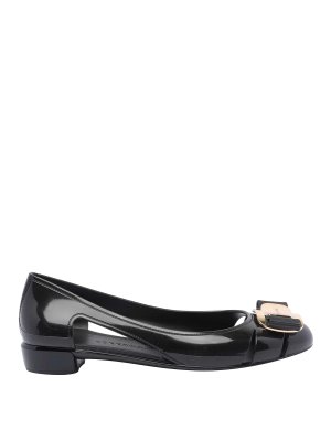 SALVATORE FERRAGAMO: Ballerines - Ballerines - Noir
