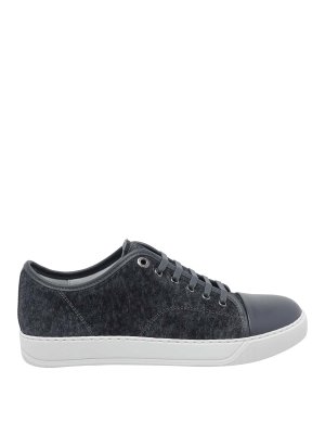 LANVIN: Chaussures de sport - Baskets - Gris