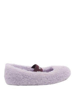 Moon Boot: flat shoes - Shearling Flat Ballets