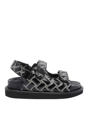 KURT GEIGER: sandals - Black Orson Sandals