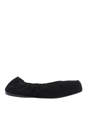 Alaïa: flat shoes - Leather Flat Ballets
