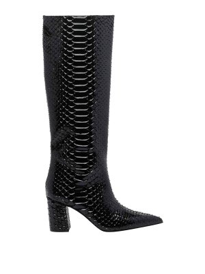 KURT GEIGER: boots - Black Regent Pump Boots