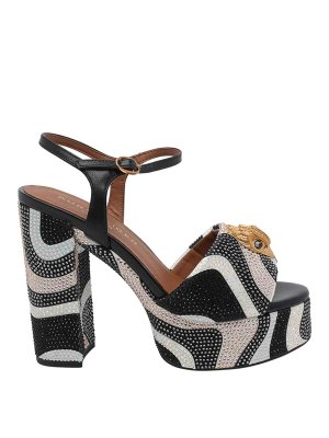 KURT GEIGER: court shoes - Kensington Platform Pump Sandals