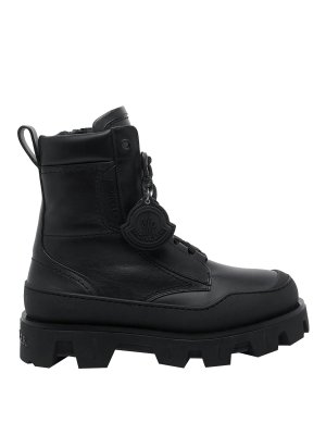 MONCLER: tronchetti - Stivaletti Peak Path neri