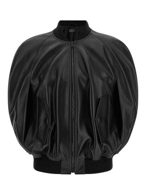 BALENCIAGA: Bomberjacken - Bomberjacke - Schwarz