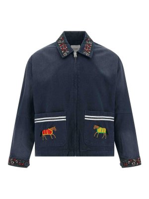 FOUND: casual jackets - horse equine' jacket
