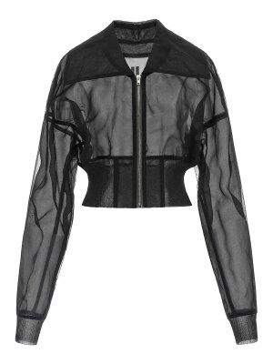 RICK OWENS: Chaquetas Bomber - Chaqueta Bomber - Negro