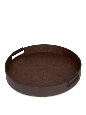 ETRO: homeware - Arnica Round Tray