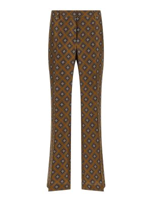 ALBERTO BIANI: casual trousers - Tie-Print Pants