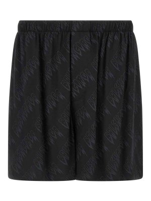 BALENCIAGA: Hosen Shorts - Shorts - Schwarz