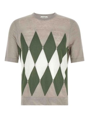 BALLANTYNE: t-shirts - T-Shirt Argyle
