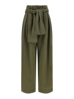 Balmain: Casual Hosen - Casual Hose - Grün