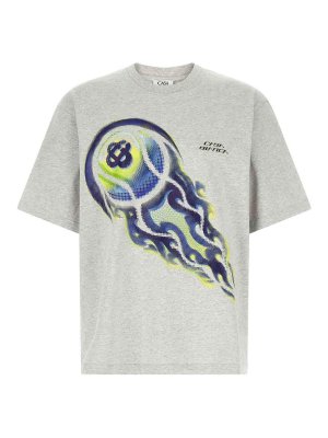CASABLANCA: T-shirts - T-Shirt - Grau