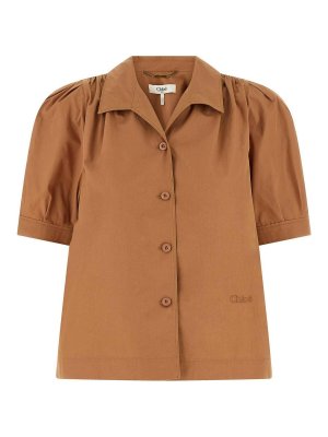 CHLOE': Chemises - Chemise - Marron