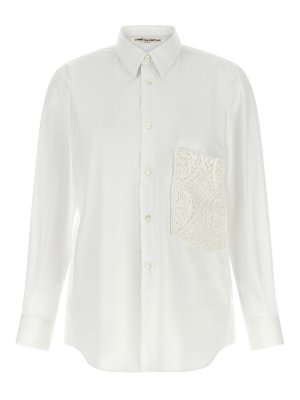 COMME DES GARCONS: shirts - Crochet Pocket Shirt
