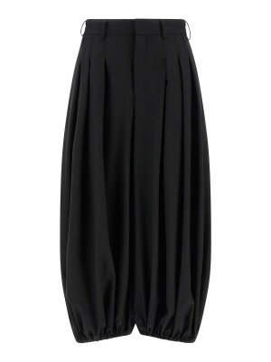 COMME DES GARCONS: Pantalons casual - Pantalons Décontractés - Noir
