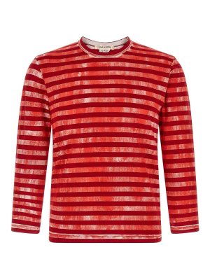 COMME DES GARCONS: t-shirts - Striped T-Shirt