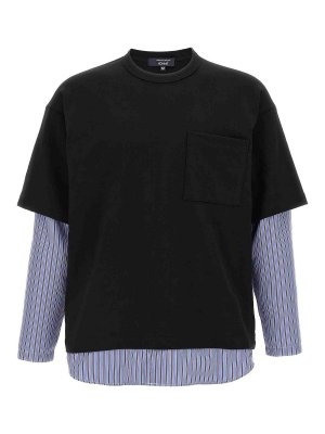 COMME DES GARÇONS HOMMES PLUS: shirts - Shirt Insert T-Shirt