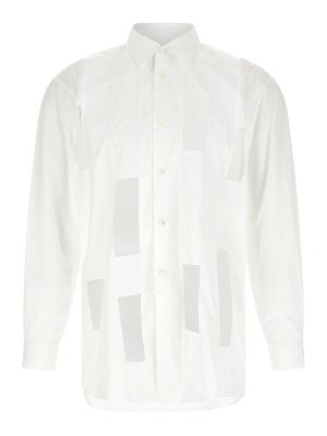 COMME DES GARÇONS HOMMES PLUS: Hemden - Hemd - Weiß