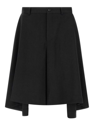 COMME DES GARÇONS HOMMES PLUS: Hosen Shorts - Shorts - Schwarz