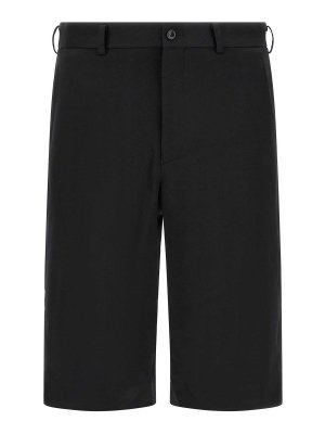 COMME DES GARÇONS HOMMES PLUS: pantaloni shorts - Bermuda con cerniera