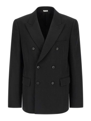 COMME DES GARÇONS HOMMES PLUS: blazers - Double-Breasted Blazer