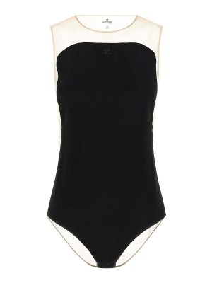 Courreges: Tops & Tank tops - Ilusion Sunshiel Bodysuit