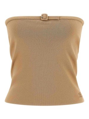 Courreges: Tops & Tank tops - Buckle Top
