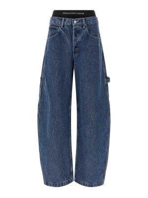 ALEXANDER WANG: straight leg jeans - Boxer Insert Jeans