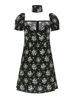 DOLCE & GABBANA: flared jeans - Flower Print Dress