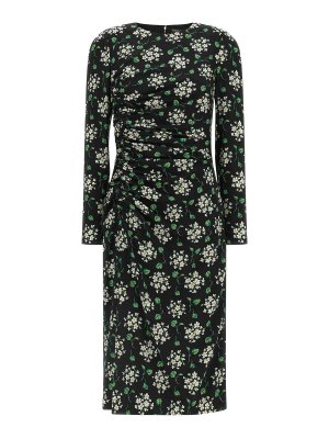 DOLCE & GABBANA: knee length dresses - Flower Print Dress
