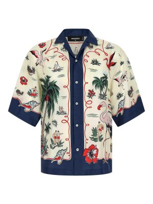 DSQUARED2: shirts - Aloha Souvenir Shirt