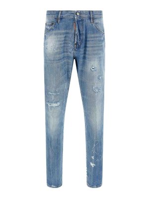 DSQUARED2: Straight Leg Jeans - Straight Leg Jeans - Blau