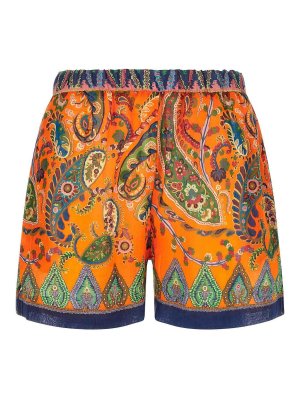 ETRO: Trousers Shorts - Ramie Shorts