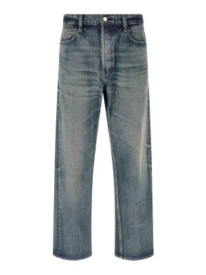 FEAR OF GOD: Jeans à jambe droite - Jean Droit - Bleu Clair