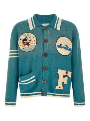 FOUND: Cárdigans - Cárdigan - Azul
