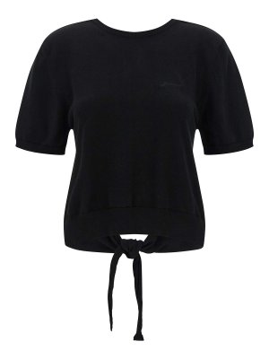 GANNI: crew necks - Bare Back Sweater