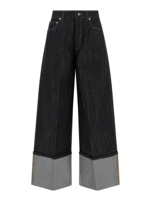 GIVENCHY: flared jeans - Turn Up Jeans